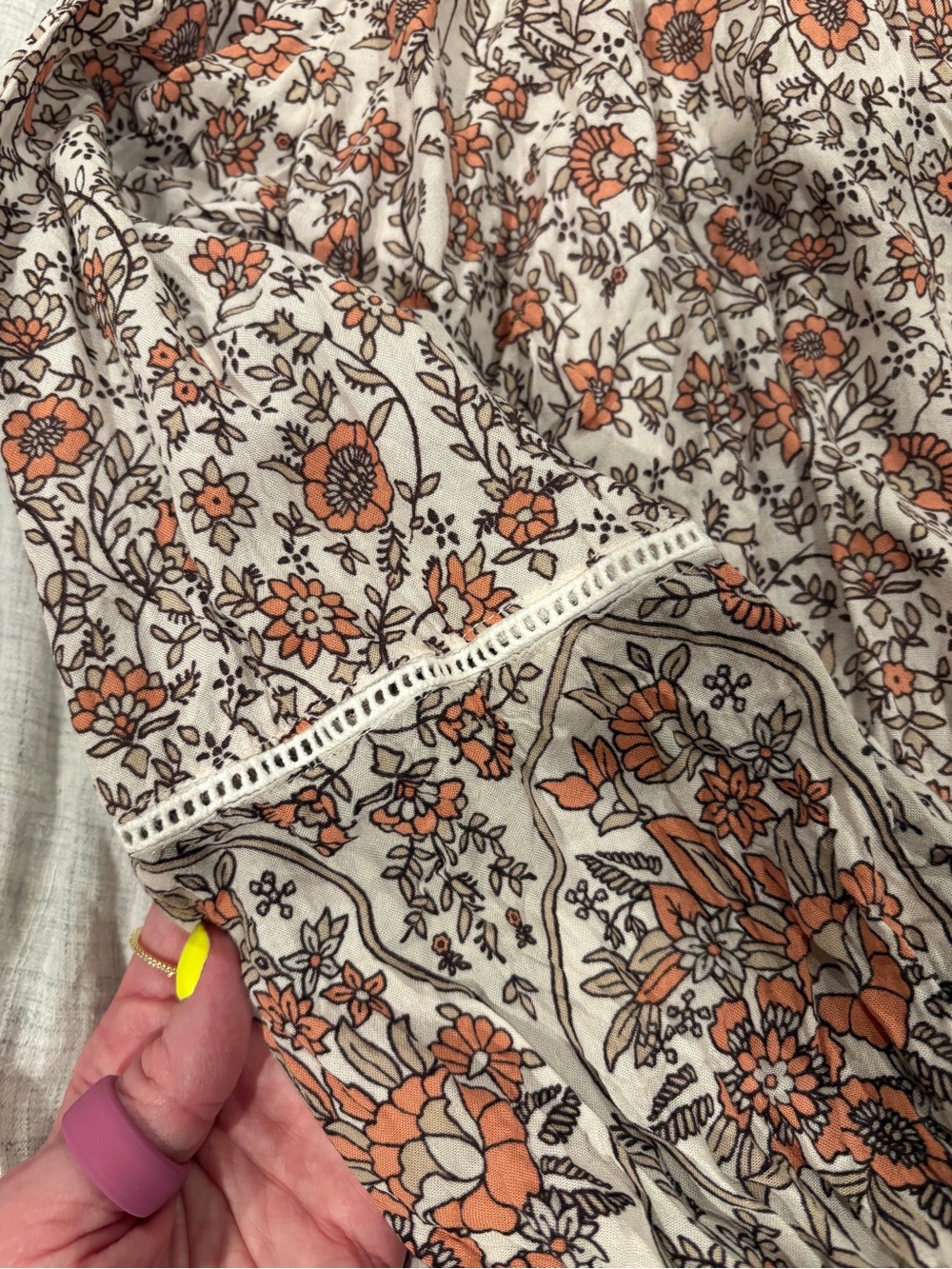 Spell Jasmine Blouse in Cream - Picture 3 of 8